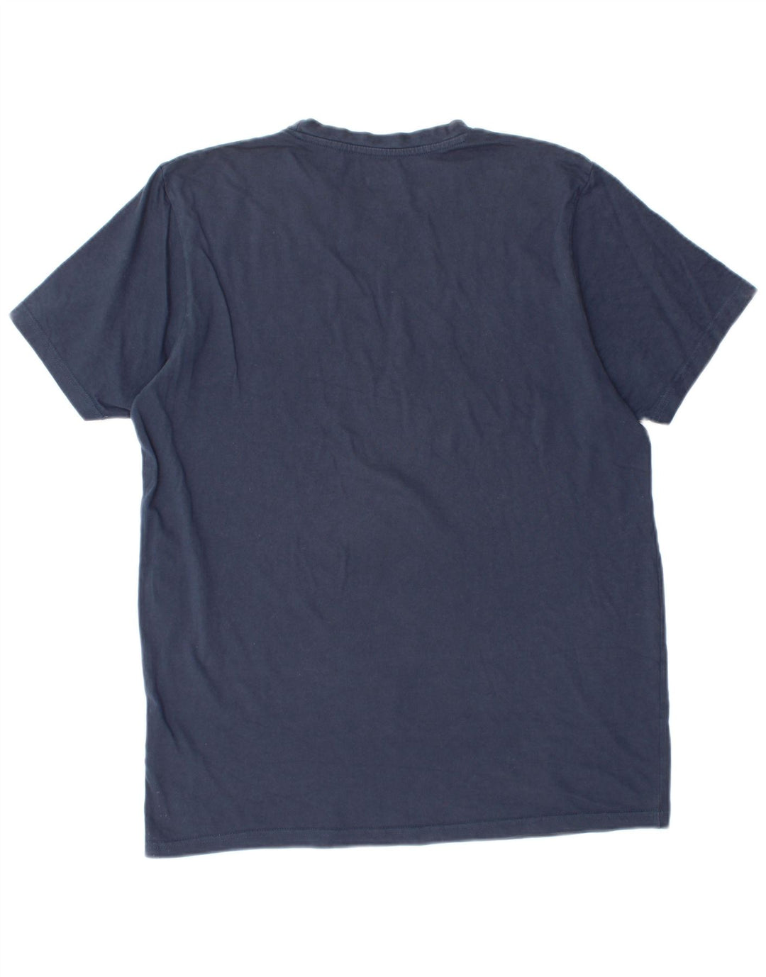 T-shirt grafica da uomo Ellesse Top grande in cotone blu navy