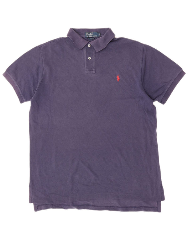 Polo Ralph Lauren da uomo su misura Polo grande in cotone blu navy