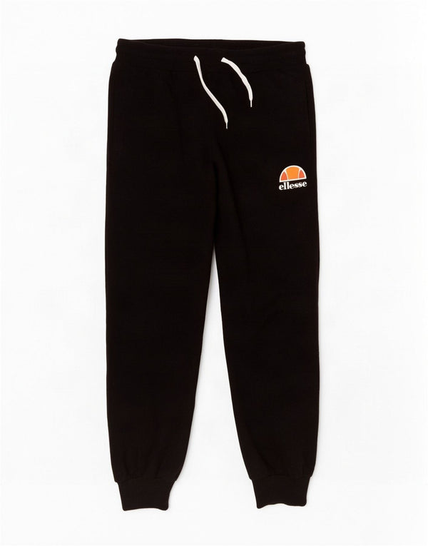 Pantaloni da tuta da donna Ellesse Joggers UK 10 piccoli cotone nero