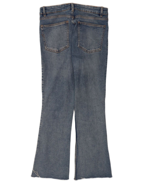 Jeans corti svasati da donna Zara EU 40 medi W30 L25 blu