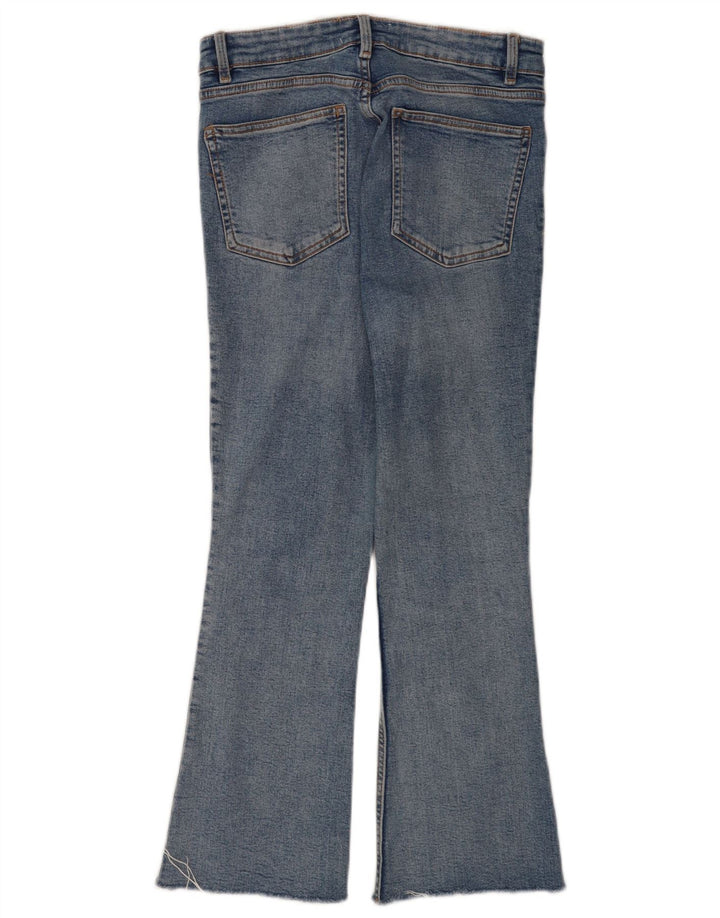 Jeans corti svasati da donna Zara EU 40 medi W30 L25 blu