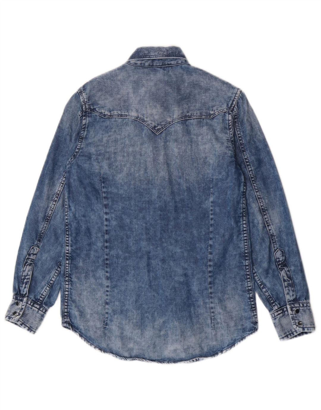 Camicia Denim Bambino Diesel 9-10 Anni Cotone Blu