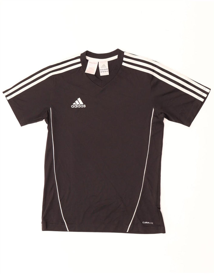 T-shirt Adidas Climalite da uomo Top XS poliestere nero