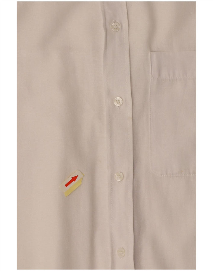 Camicia oversize da donna ZARA UK 10 piccola in cotone bianco