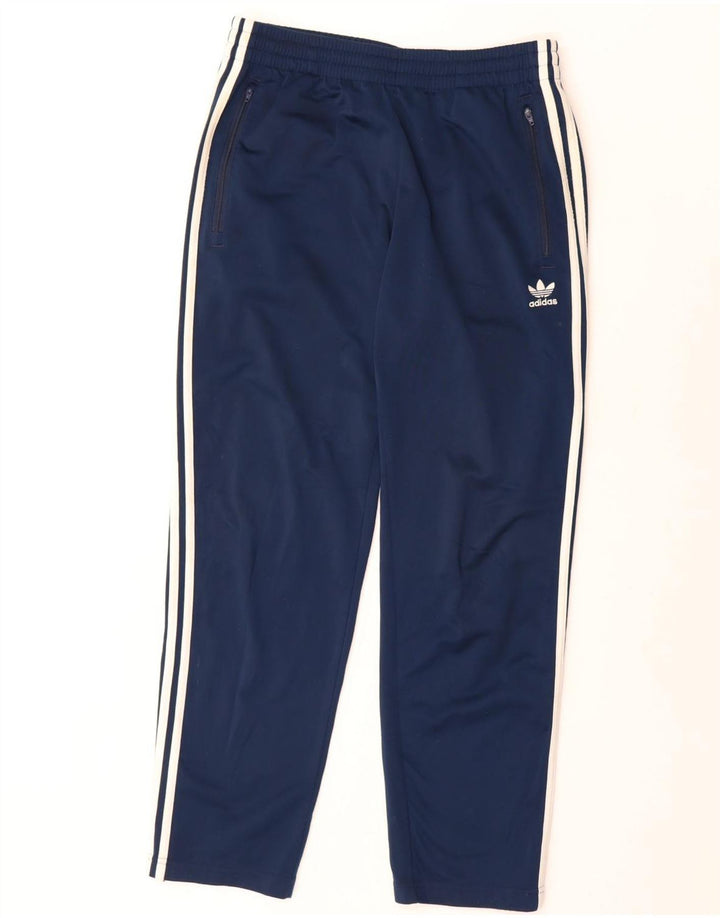 Pantaloni da tuta da uomo Adidas UK 14 poliestere blu navy medio