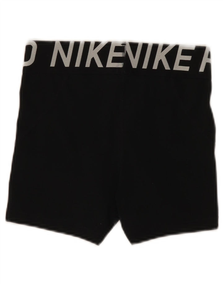 Pantaloncini sportivi grafici da donna Nike UK 8 piccoli poliestere nero