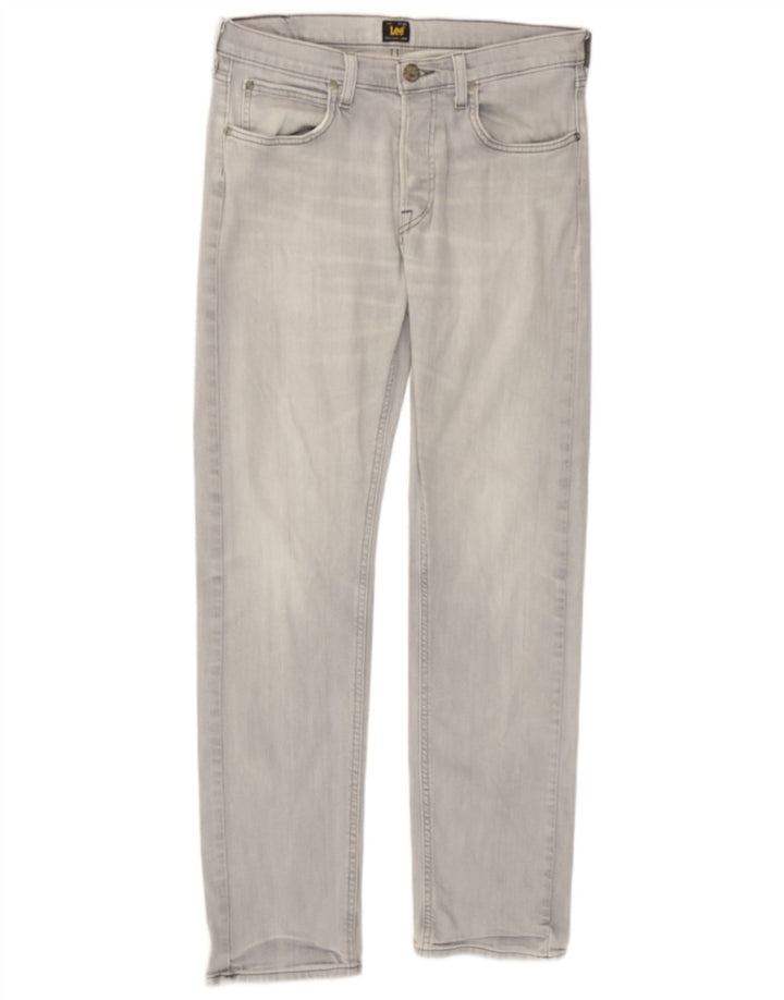 Jeans dritti da uomo Lee Daren W32 L32 cotone grigio