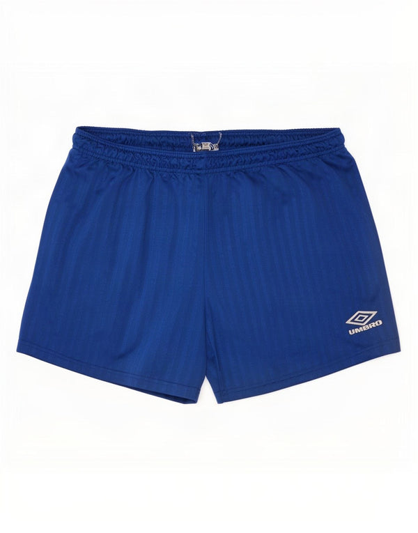 Pantaloncini sportivi Umbro da uomo blu medio a righe
