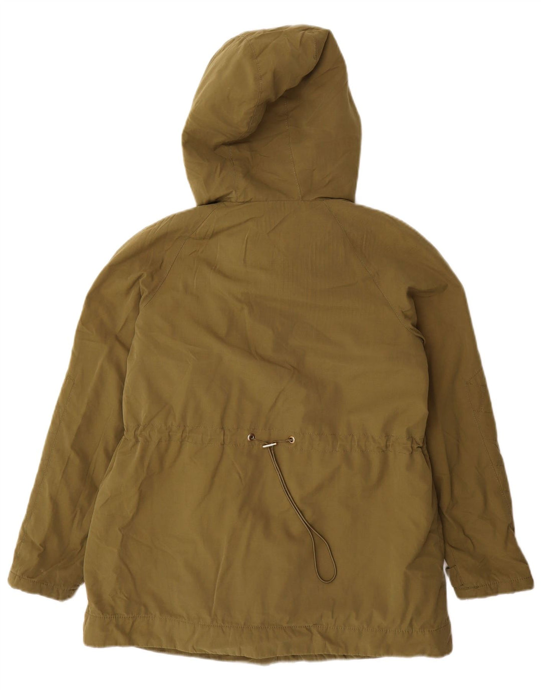 Giacca Parka con cappuccio da donna Zara UK 6 XS Poliestere kaki