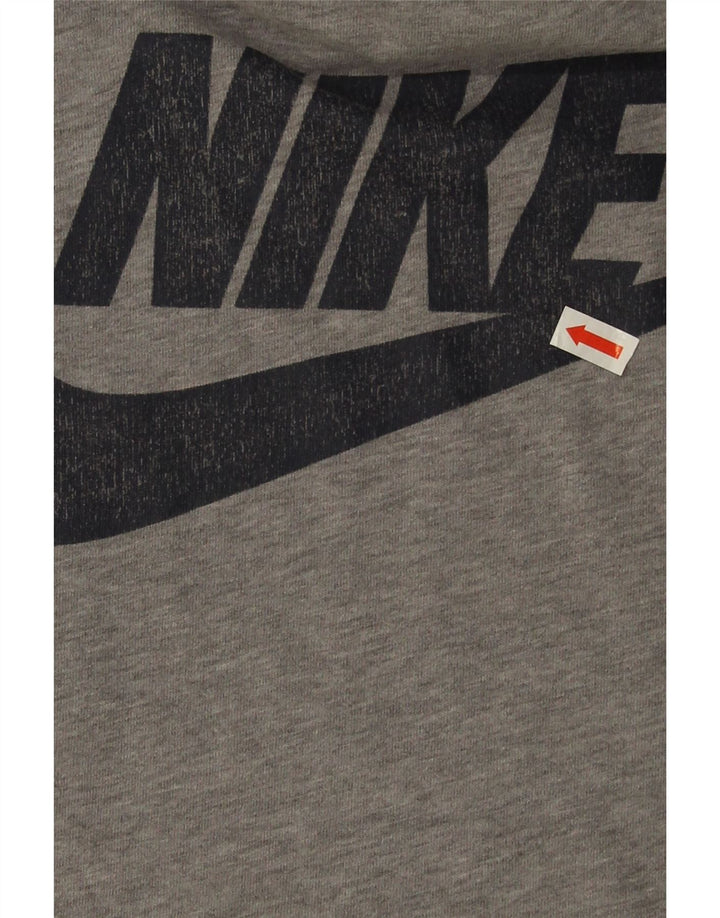T-shirt grafica Nike da uomo con taglio atletico, grande, grigia chiazzata
