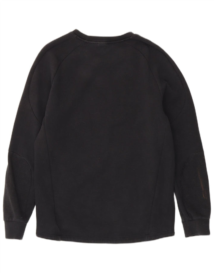 Maglia Puma da uomo a maniche lunghe piccola in cotone blu navy