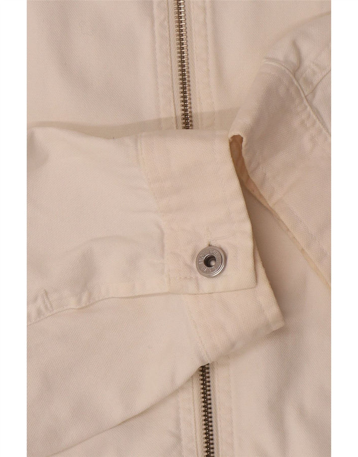 Giubbotto bomber da uomo MURPHY & NYE UK 40 grande cotone bianco