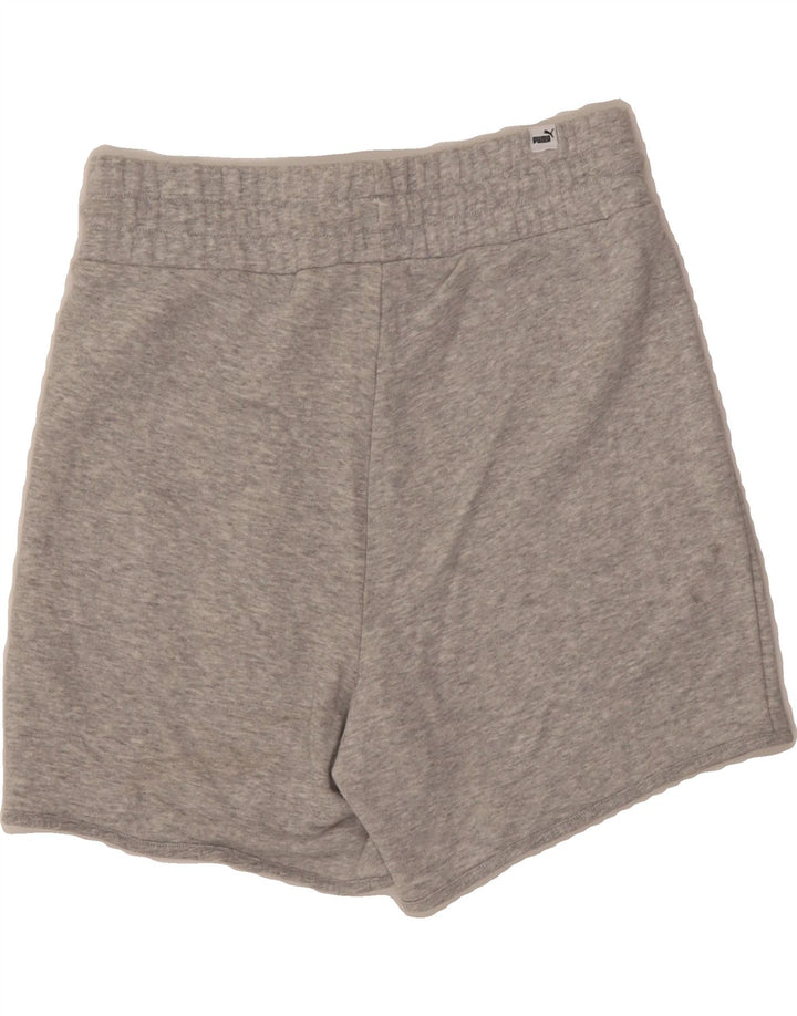 PUMA Womens Sport Shorts UK 10 Small  Grey Cotton Vintage Puma and Second-Hand Puma from Messina Hembry 