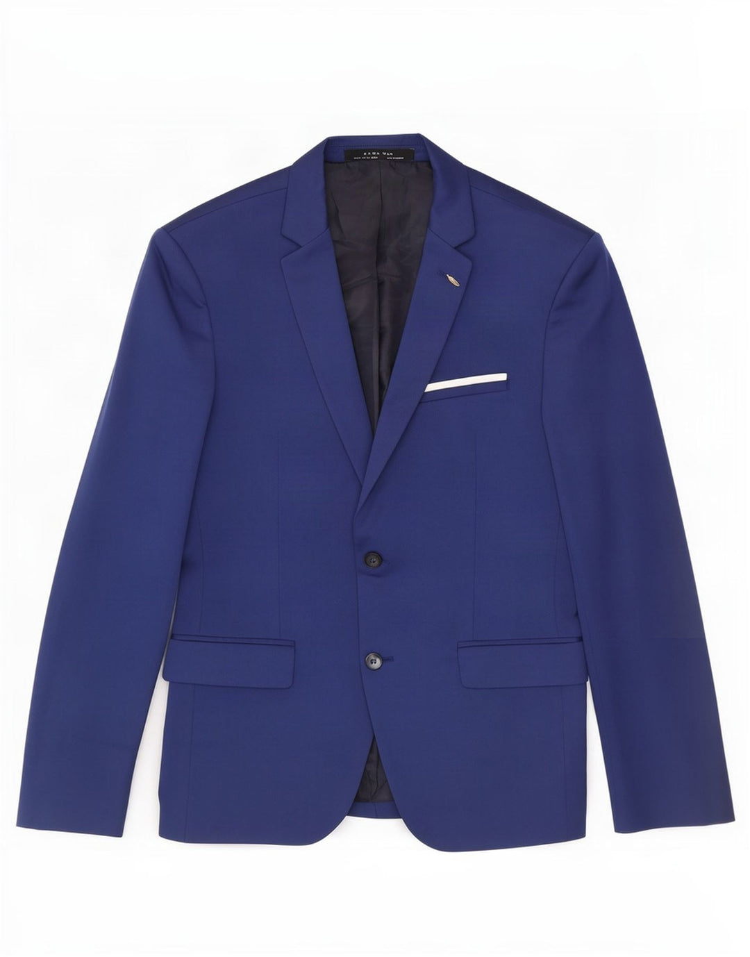 Giacca blazer a 2 bottoni da uomo Zara EU 52 grande blu