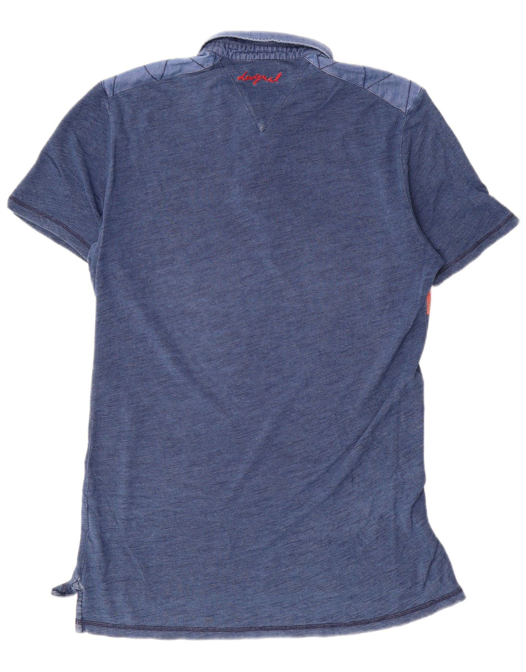 Polo grafica da uomo Desigual Large Blue Colourblock