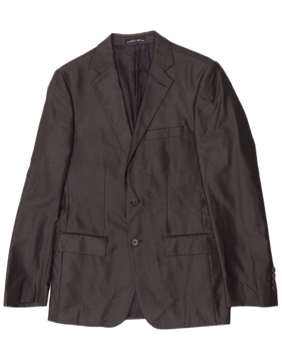 Giacca blazer a 2 bottoni da uomo Zara EU 48 media nera