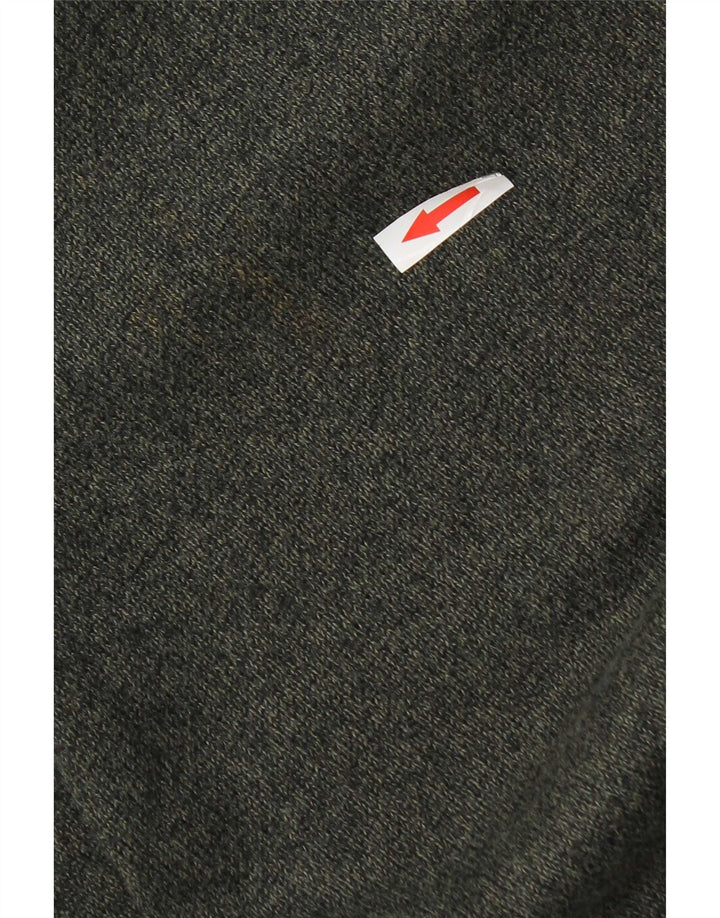 Maglione maglione con scollo a V da uomo Marks & Spencer XL cotone verde
