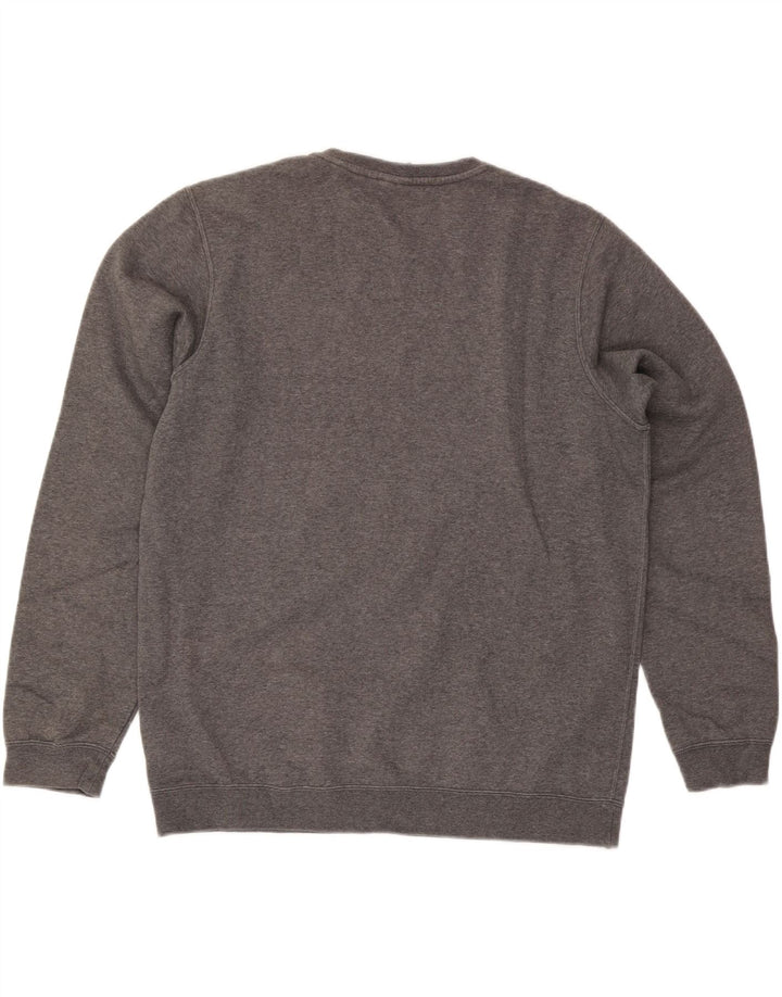 Felpa Nike Uomo Maglione Large Grigio Cotone