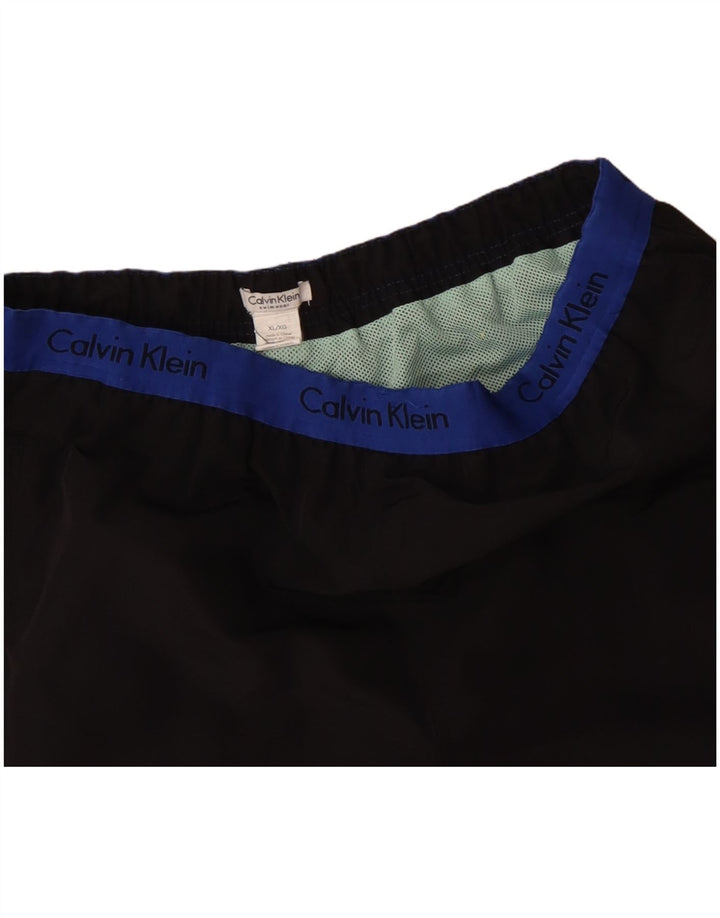 CALVIN KLEIN Pantaloncini da bagno con grafica da uomo XL Poliestere color block nero
