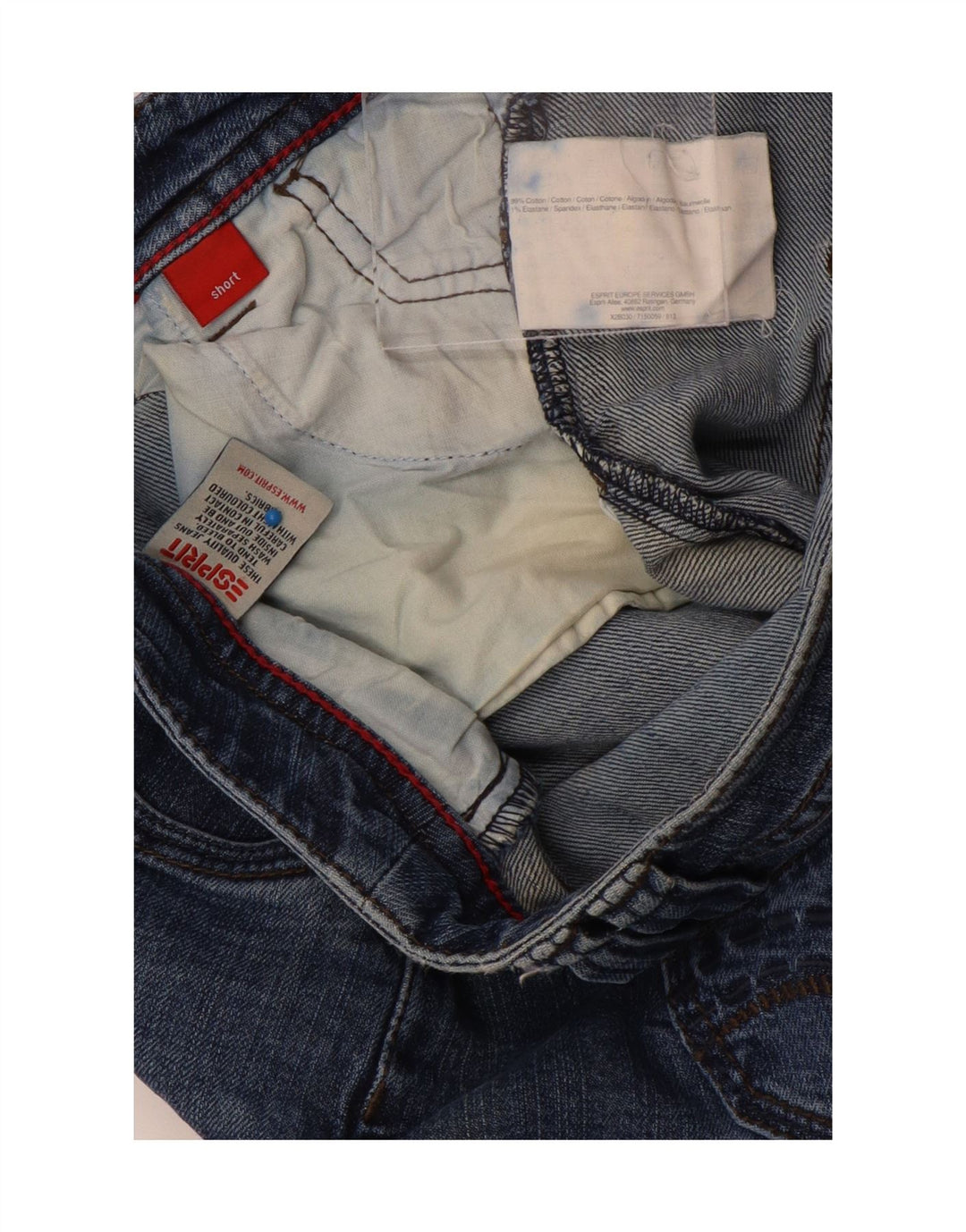 Jeans bootcut da donna Esprit UK 10 piccoli W28 L30 cotone blu