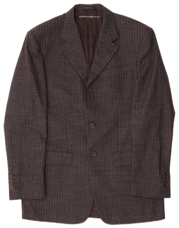 Gianfranco Ferre Abito da uomo in 2 pezzi UK 38 Medio W34 L33 Gessato grigio