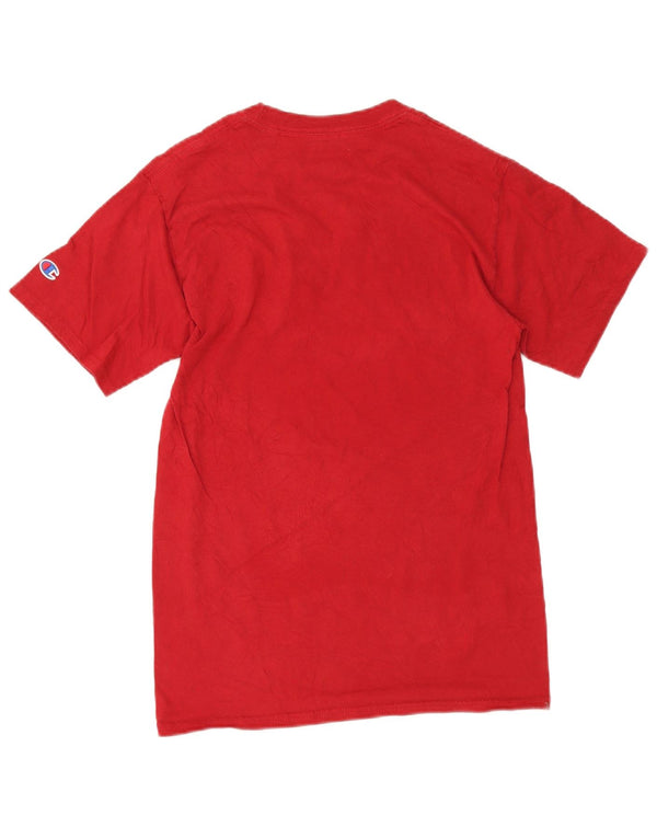 T-shirt grafica Champion da uomo Oklahoma Sooners, piccola, in cotone rosso