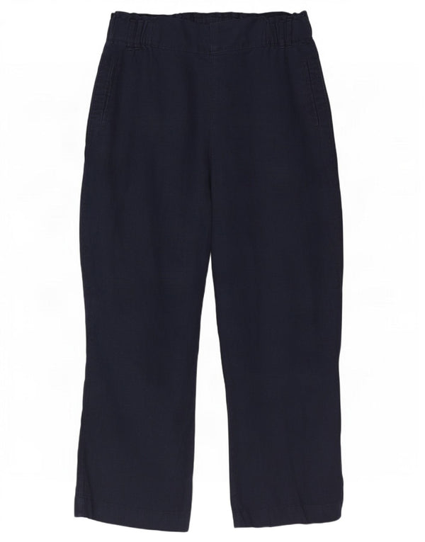 Pantaloni casual da donna Marks & Spencer UK 16 Large W34 L30 Blu navy