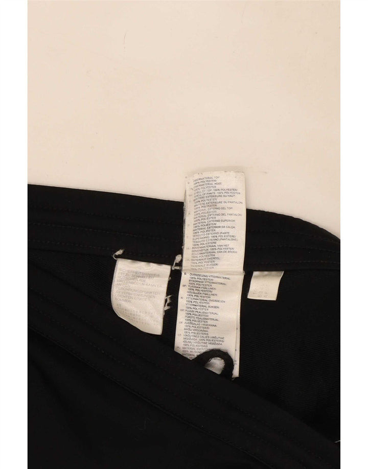Pantaloni della tuta da donna Adidas UK 8 Small Poliestere nero