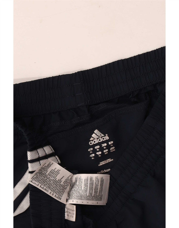Pantaloncini sportivi da uomo Adidas XL blu navy in poliestere