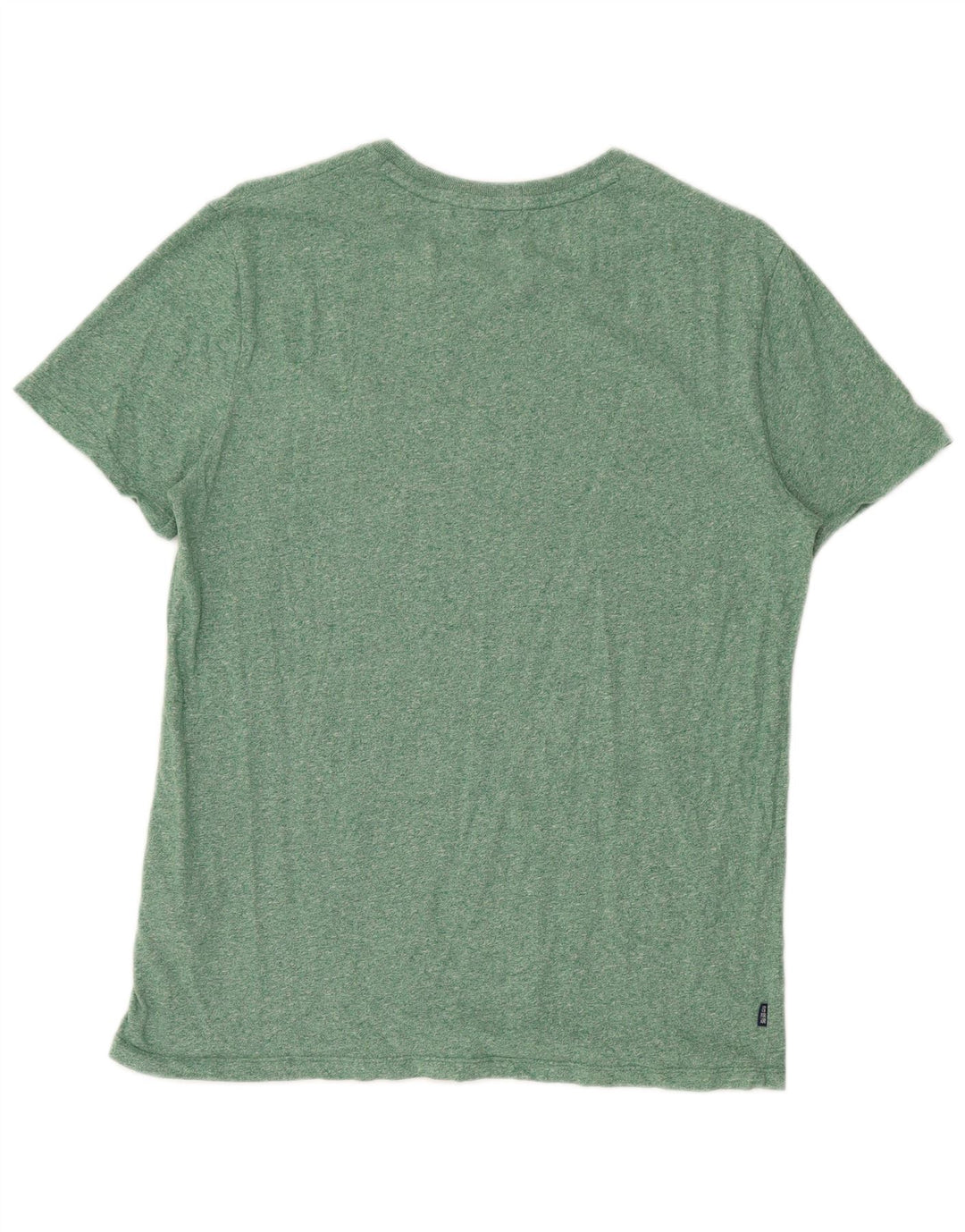 T-shirt da uomo Superdry Top grande in cotone chiazzato verde