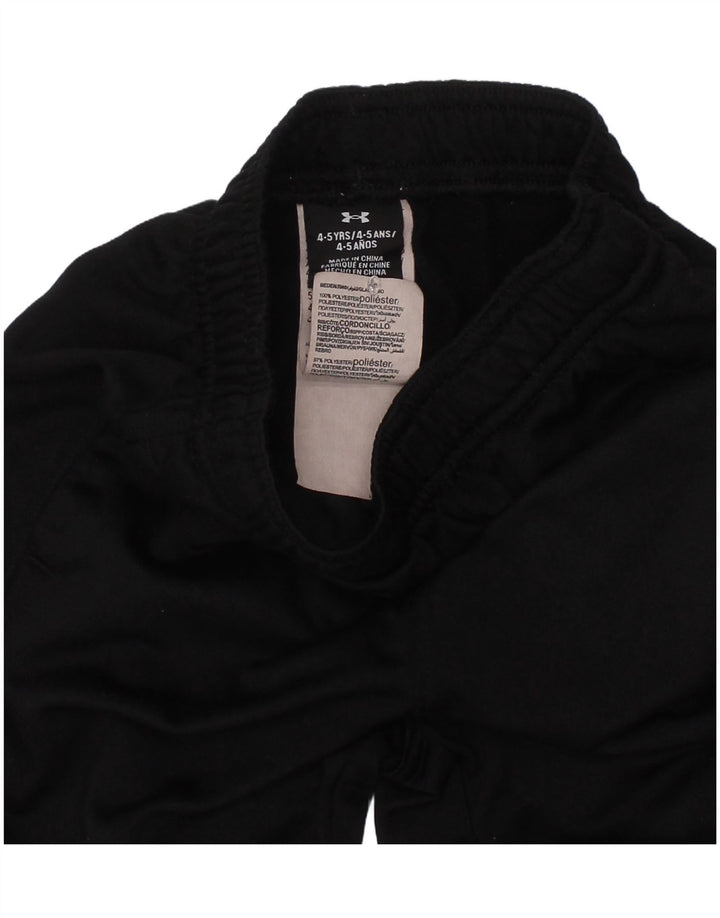 Pantaloni da tuta cargo da ragazzo Under Armour da 4-5 anni neri