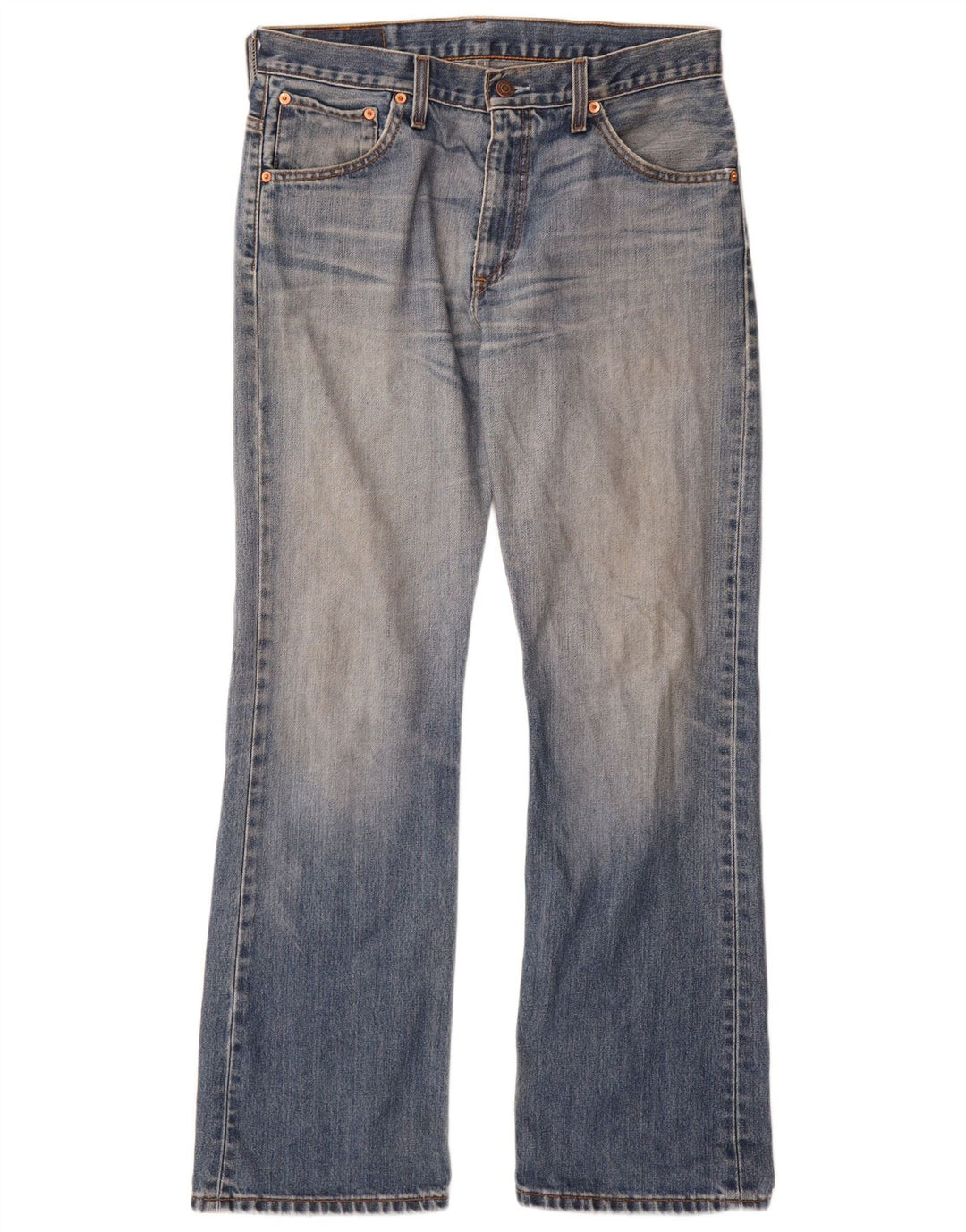 Levi's Uomo 507 Jeans Bootcut W32 L32 Cotone Blu