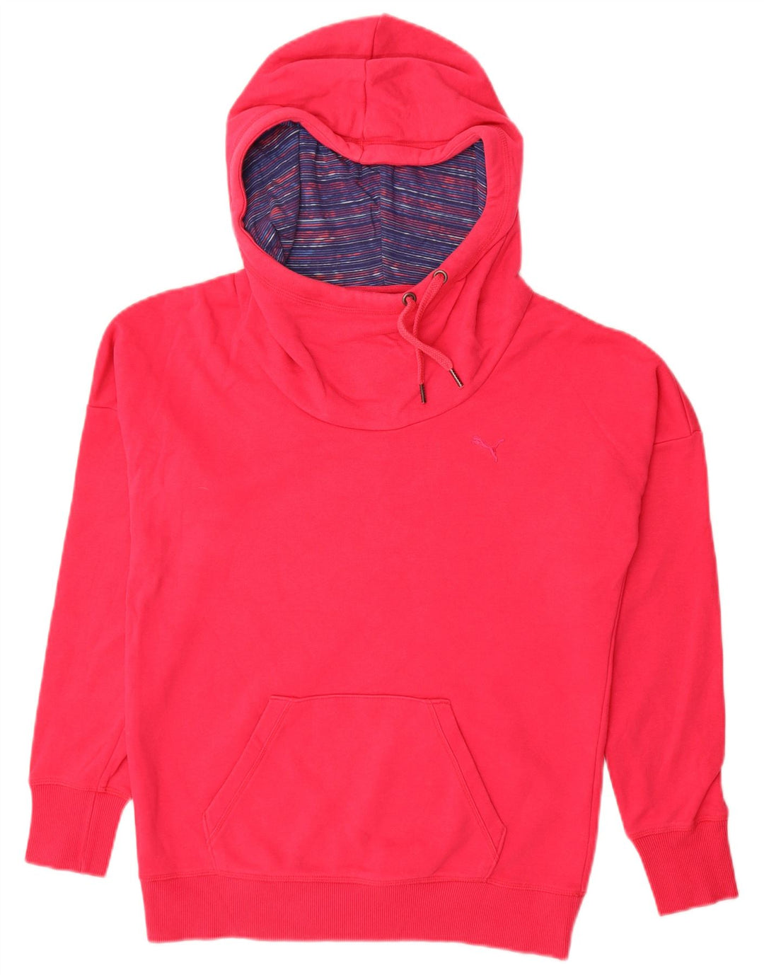 Felpa con cappuccio oversize da donna PUMA UK 10 Small Rosa