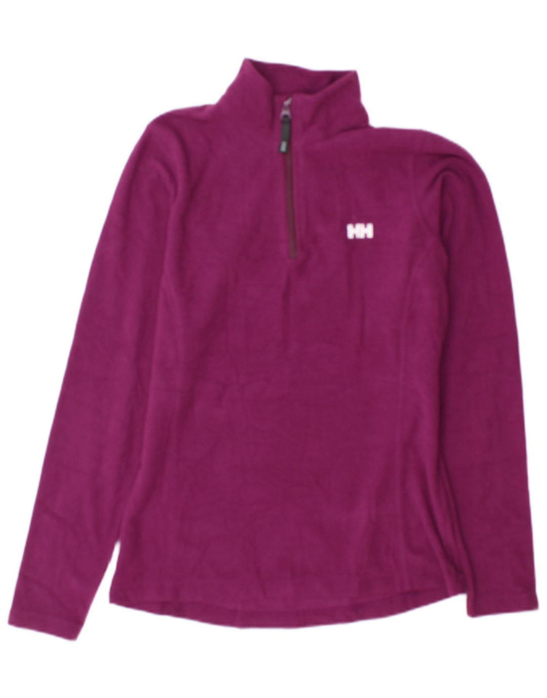 Maglione in pile da donna con collo e zip Helly Hansen UK 14 Poliestere viola medio