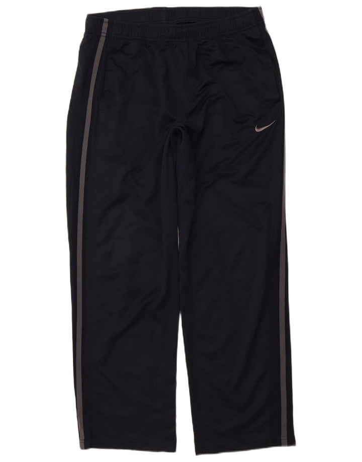 Pantaloni da tuta da uomo NIKE grandi in poliestere blu navy