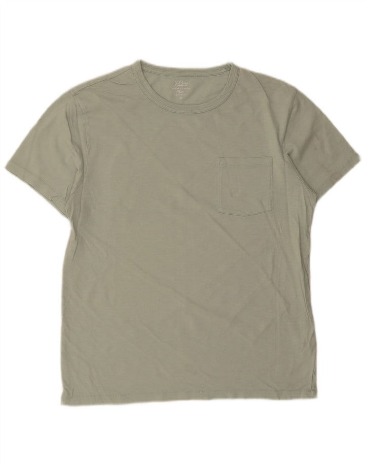J. CREW Mens T-Shirt Top Medium Green Cotton