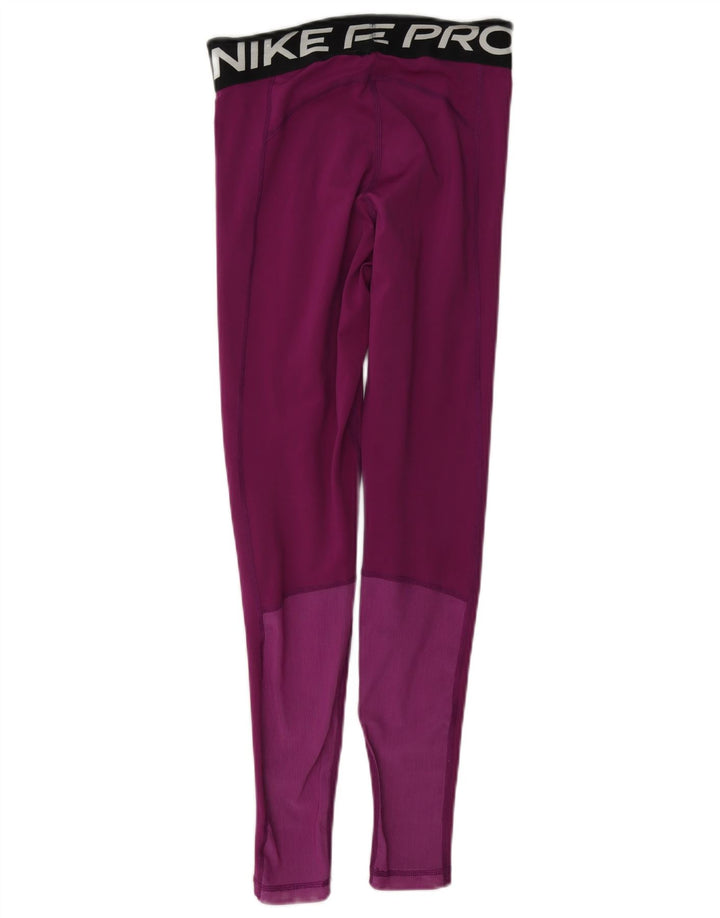 Leggings grafici da donna Nike UK 8 Small Purple Colourblock
