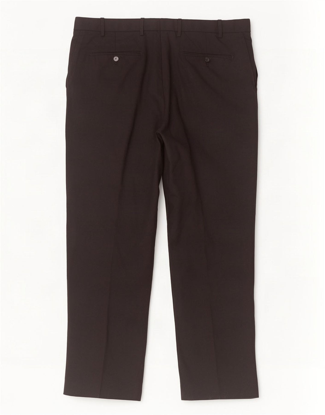 Pantaloni da abito dritti su misura da uomo Marks & Spencer W38 L31 in lana nera