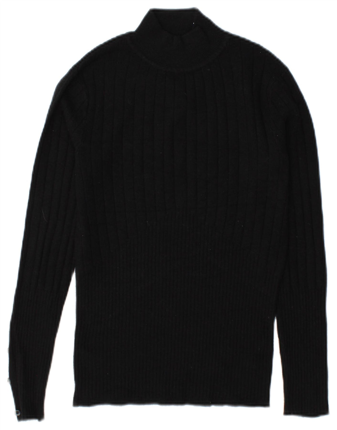 Maglione maglione a collo alto da donna Marks & Spencer UK 8 piccolo nero