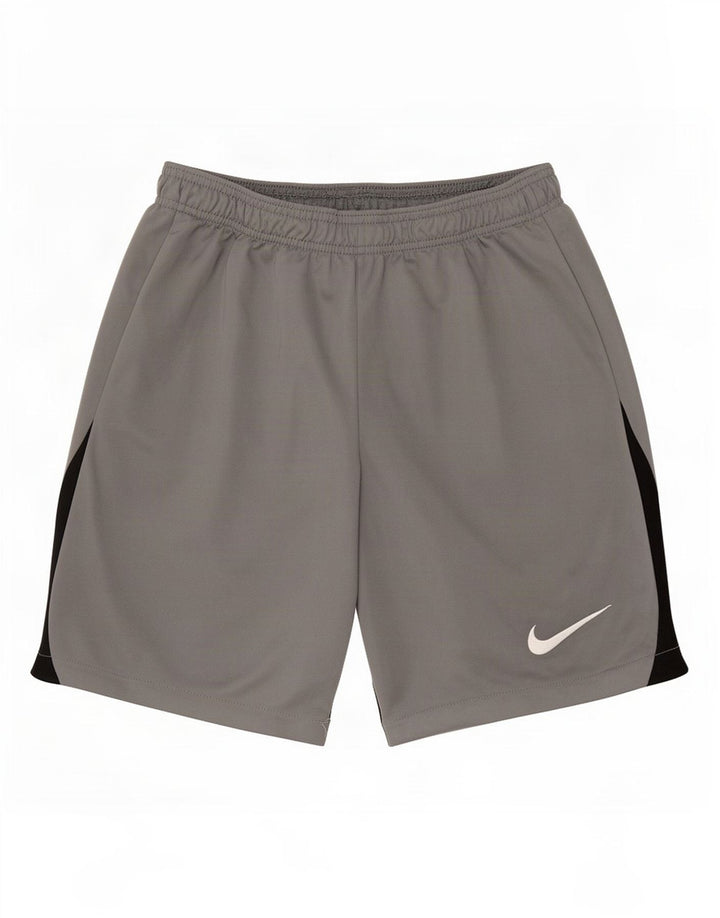 Pantaloncini sportivi Nike Dri Fit Slim da uomo, piccoli, in poliestere color block grigio
