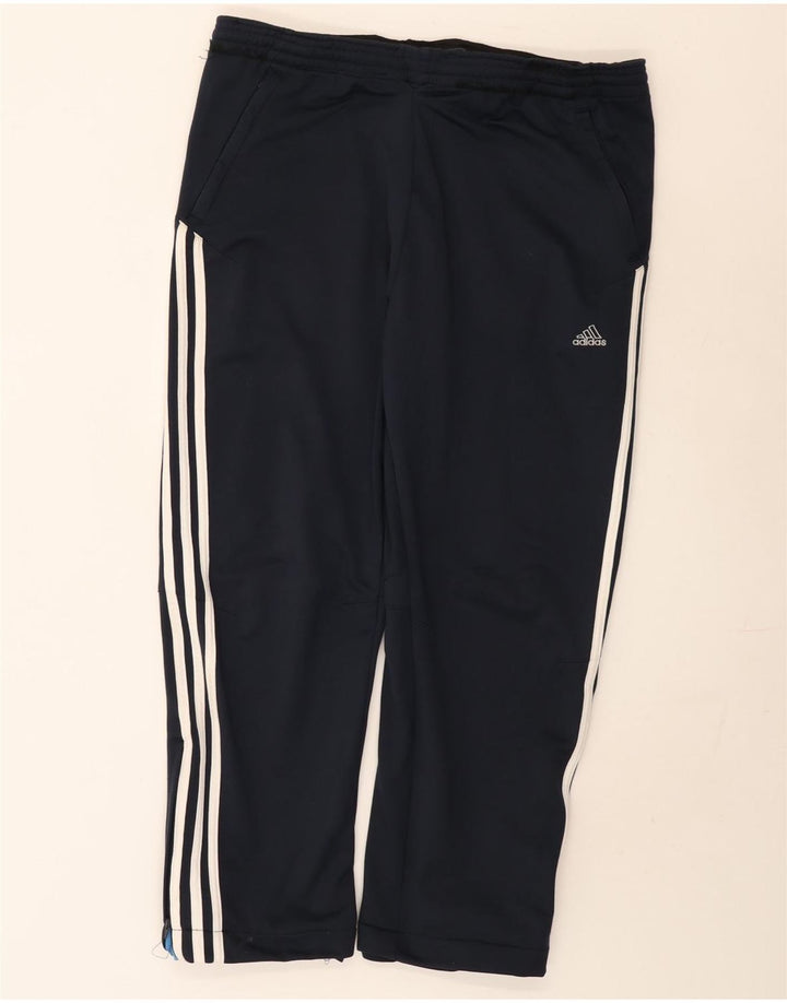 Pantaloni da tuta da uomo Adidas 2XL poliestere blu navy