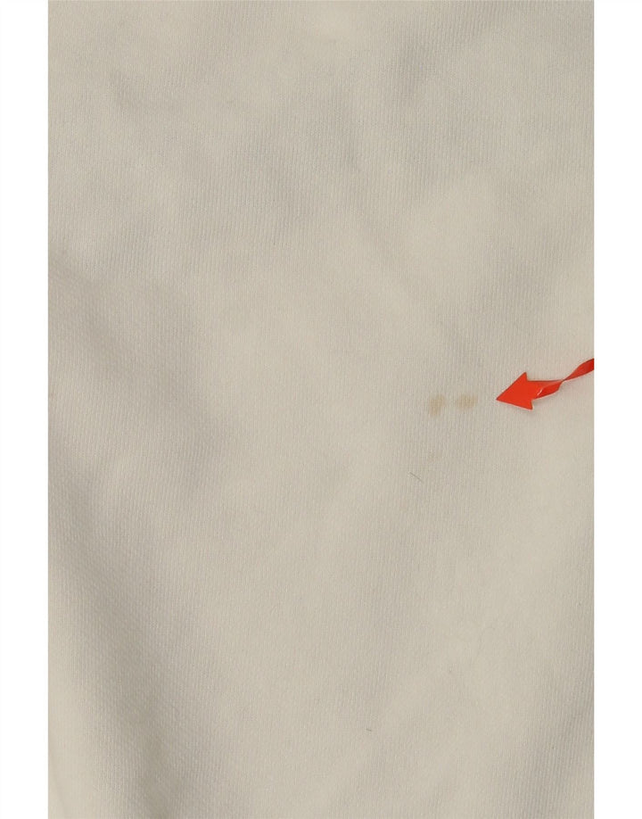 RICHMOND Felpa con grafica oversize da donna UK 10 Small Bianca