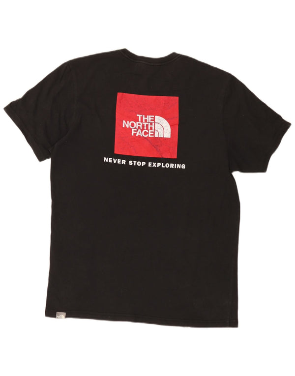 T-shirt grafica da uomo The North Face Top in cotone nero medio