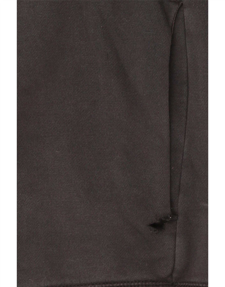 Felpa con cappuccio e zip Jordan da uomo in cotone nero medio