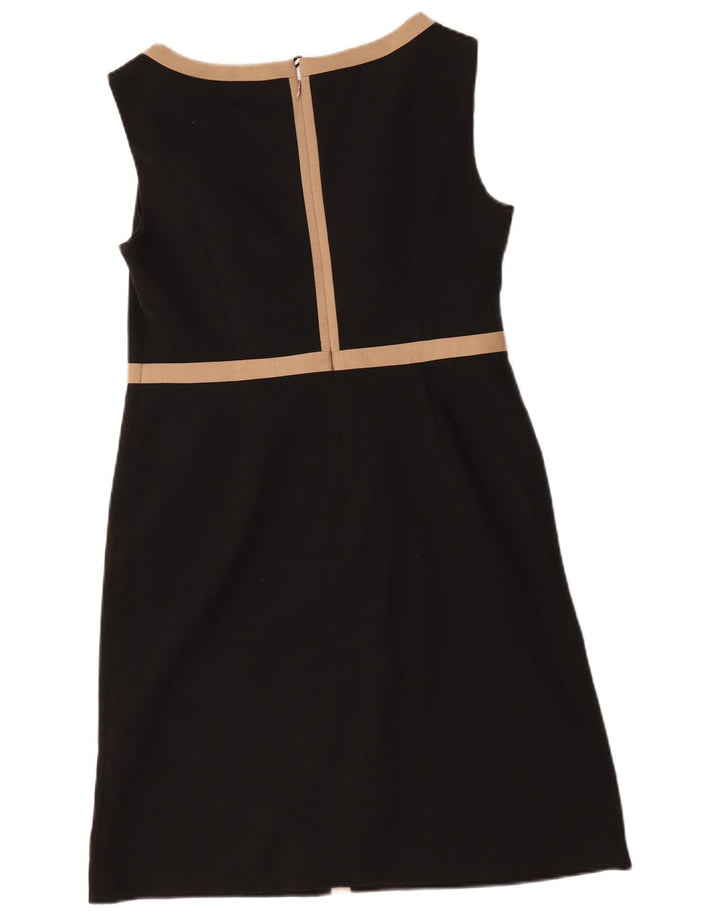 Abito tubino senza maniche Marks & Spencer da donna UK 14 medio nero a righe