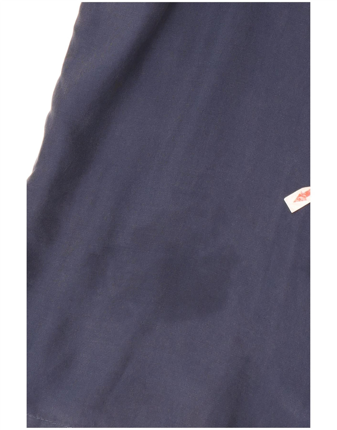 Camicetta camicia vintage da donna UK 14 grande blu navy