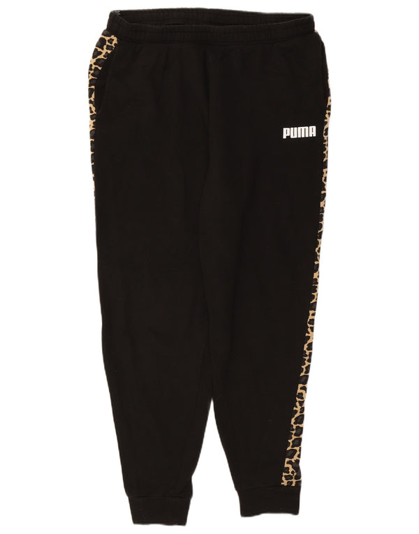 Pantaloni da tuta da donna PUMA Joggers UK 14 Large Black Animal Print