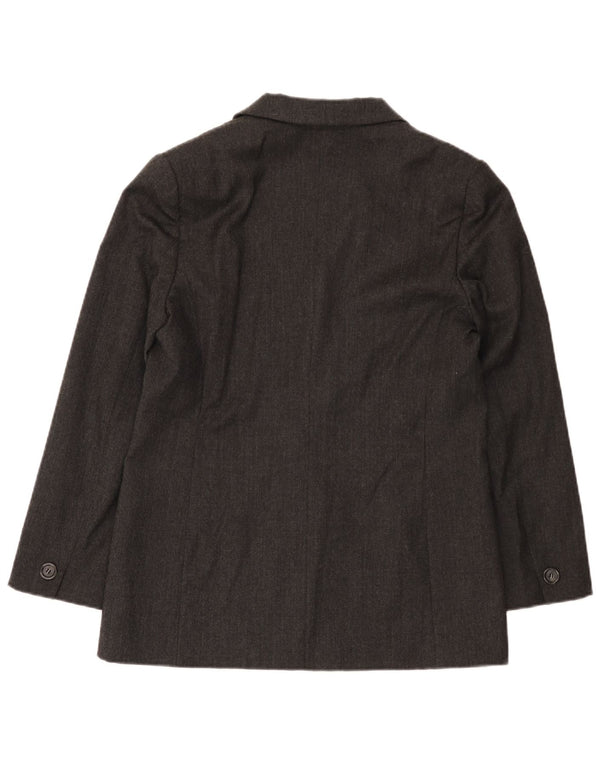 Giacca blazer da donna a 3 bottoni MARELLA UK 14 Lana grigio medio