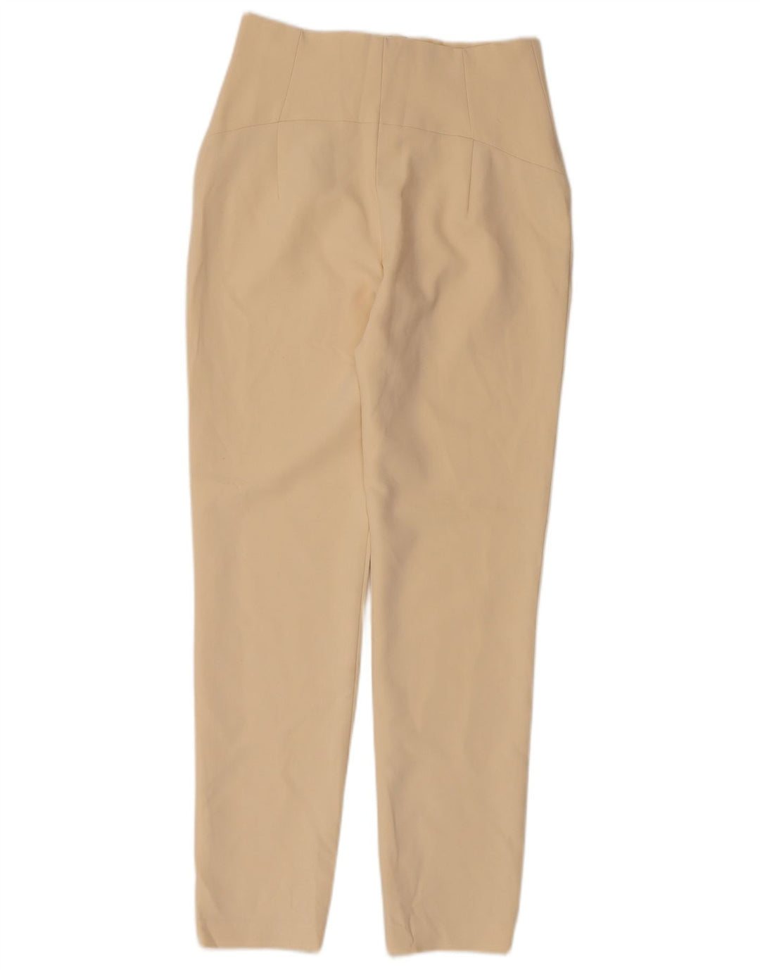 Pantaloni skinny da donna Zara piccoli W26 L28 poliestere beige