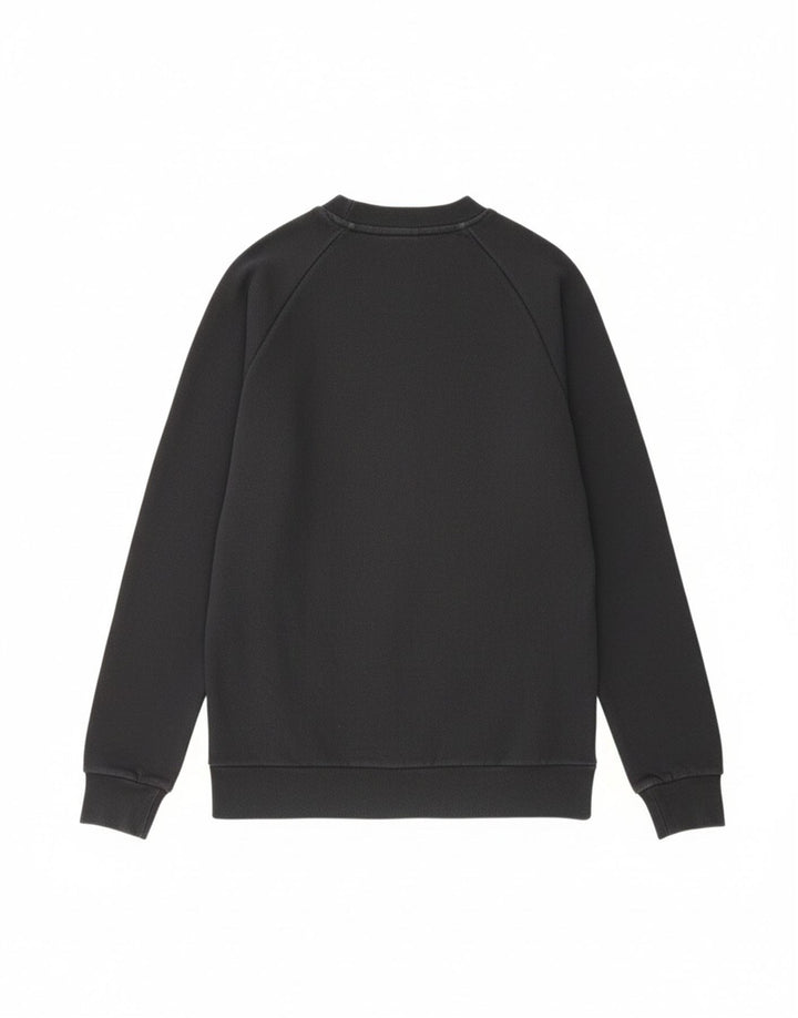 ADIDAS Mens Graphic Sweatshirt Jumper XS Black Cotton